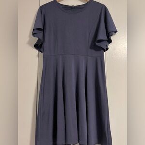 Elegant Navy Blue Party Dress